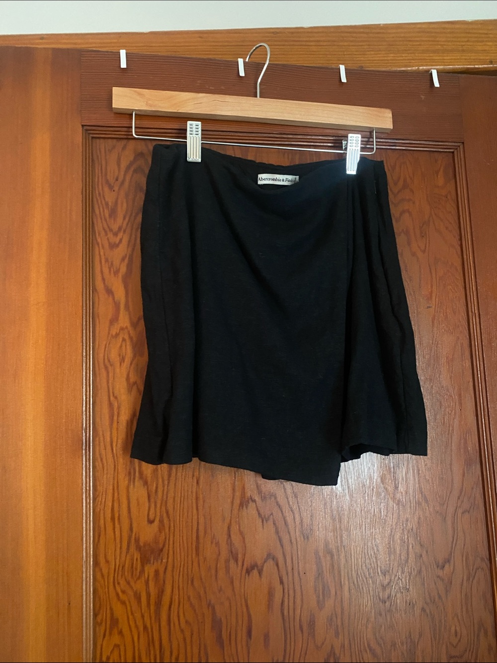 Abercrombie & Fitch Black Mini Skirt with shorts underneath
